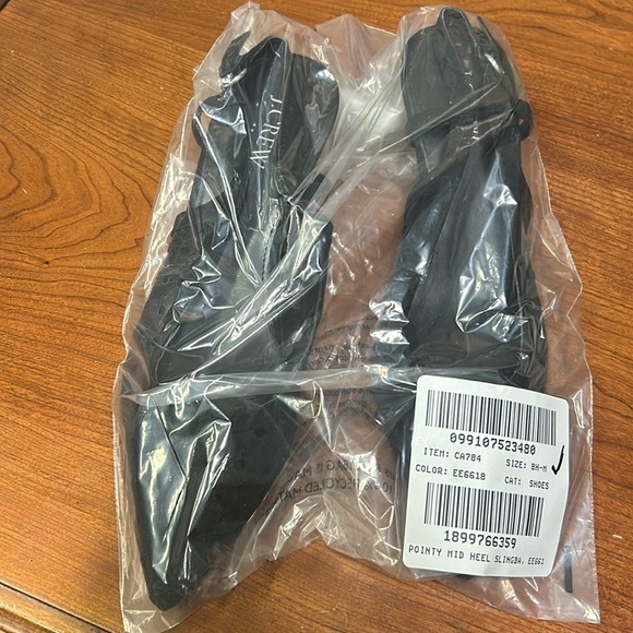 J Crew Mesh slingback heels CA784 - Picture 2 of 3